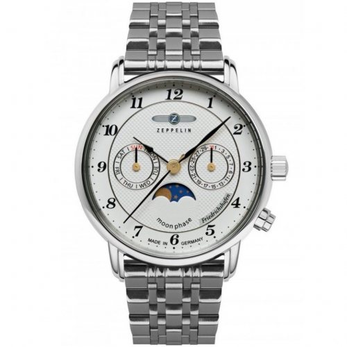 Zeppelin 8537M-1 Friedrichshafen Moon Phase 35mm 5ATM 
