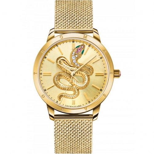 Thomas Sabo WA0384-264-207 Ladies Watch Snake 33mm 5ATM 