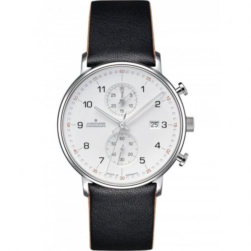 Junghans 41477100 Mens Watch FORM C Chronograph 40mm 5ATM 