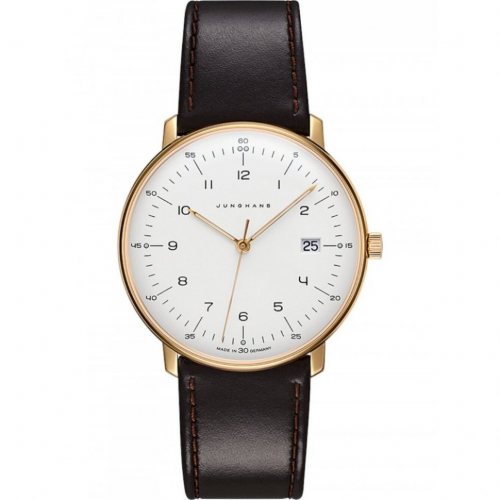 Junghans 41787202 Mens Watch Max Bill Quarz 38mm 5ATM 