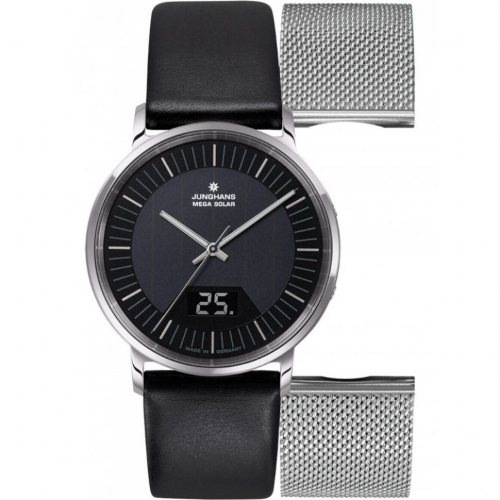 Junghans 56422000 Mens Watch Milano Mega Solar 39mm 5ATM 
