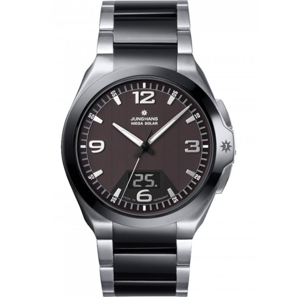 Junghans 18112044 Mens Watch Spektrum Mega Solar 42mm 10ATM 