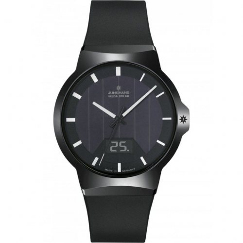 Junghans 18100000 Mens Watch Force Mega Solar 40mm 5ATM 
