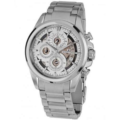 Jacques Lemans 1-1847F Liverpool Chronograph Men's 44mm 10 ATM