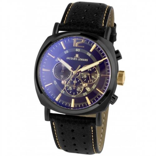 Jacques Lemans 1-1645.1O Lugano Chronograph 46mm 10ATM