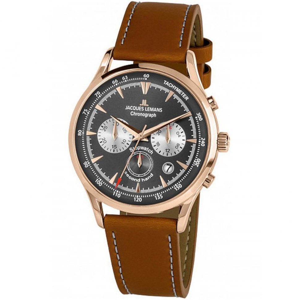 Jacques Lemans 1-2068F Retro Classic chrono men´s 41mm 5ATM