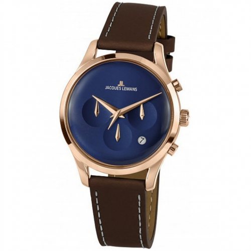 Jacques Lemans 1-2067G Retro Classic chrono Unisex 38mm 5ATM