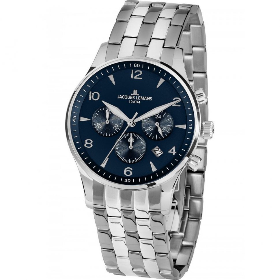 Jacques Lemans 1-1654.2ZG London chrono 40mm 10ATM