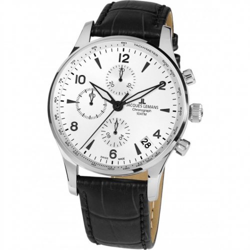 Jacques Lemans 1-1935B London automatic chronograph 44mm 10ATM
