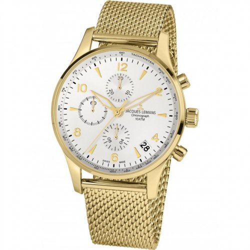 Jacques Lemans 1-1935F London automatic chronograph 44mm 10ATM