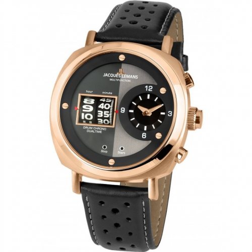 Jacques Lemans 1-2058C Lugano men`s 44mm 5ATM