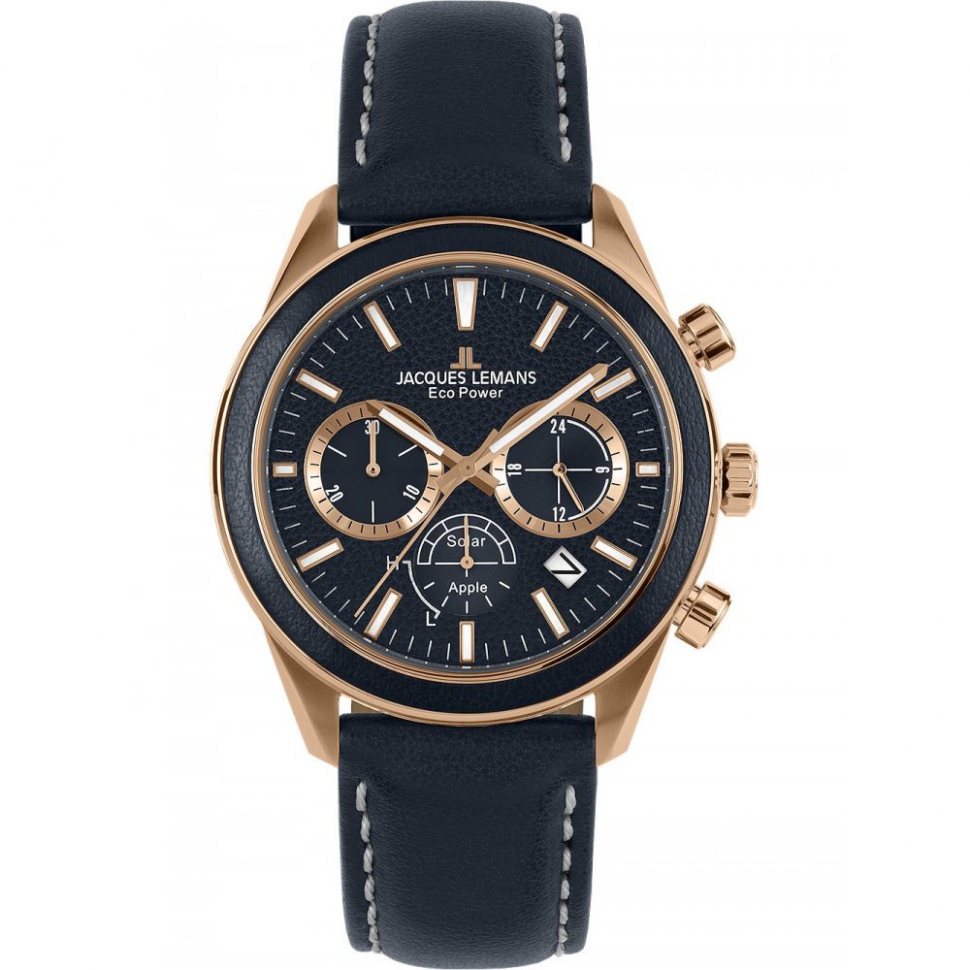 Jacques Lemans 1-2115E Eco Power Apple 44mm 10ATM
