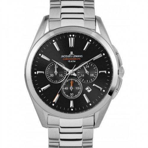 Jacques Lemans 1-1945D Derby Chronograph Mens Watch 42mm 10ATM