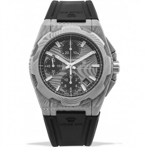 Louis XVI LXVI1201 La Vauguyon Chronograph Automatic Mens Watch 41mm 5ATM