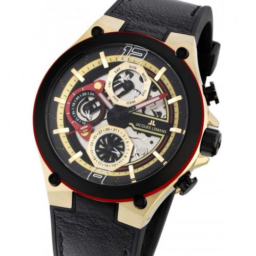 Jacques Lemans 1-2150B Manchester Multifunction Mens Watch 43mm 10ATM