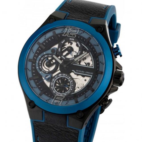 Jacques Lemans 1-2150C Manchester Multifunction Mens Watch 43mm 10ATM
