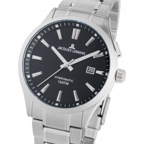 Jacques Lemans 1-2130G Hybromatic Mens Watch 42mm 10ATM