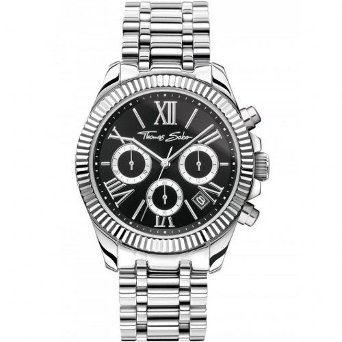 Thomas Sabo WA0396-201-201 Divine Chronograph Unisex Watch 38mm 10ATM