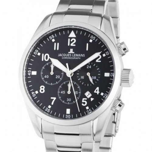Jacques Lemans 42-2D Barcelona Mens Chronograph 42mm 10ATM