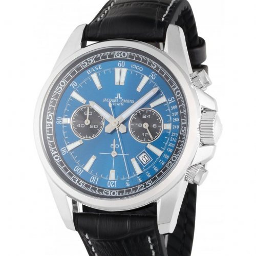 Jacques Lemans 1-2117S Liverpool Mens Chronograph 44mm 20ATM