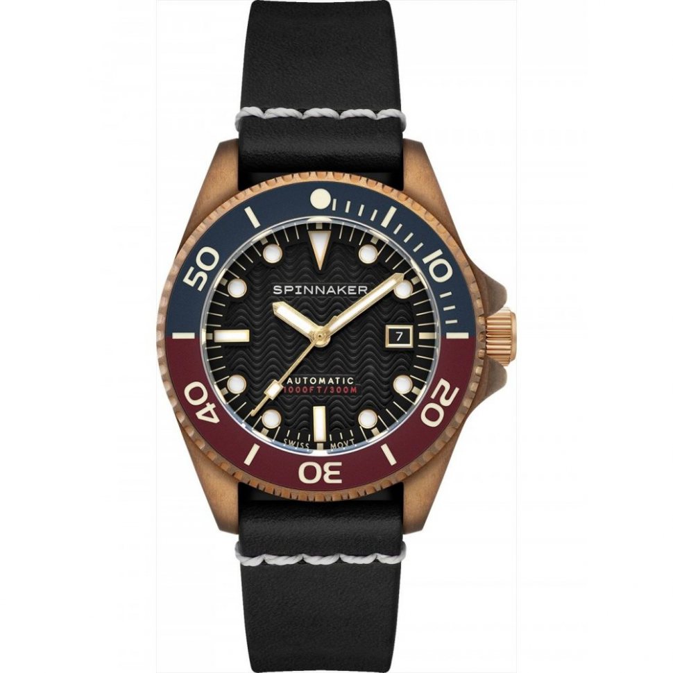 Spinnaker SP-5060-08 Mens Watch Tesei Bronze Swiss Automatic 40mm 30ATM