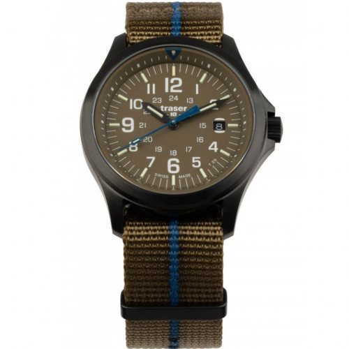 Traser H3 111074 Mens Watch P67 Officer Pro Khaki 42mm 10ATM