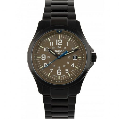 Traser H3 111076 Mens Watch P67 Officer Pro Khaki 42mm 10ATM