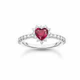 Thomas Sabo TR2484-013-10-52 Herzring romance silber Damen