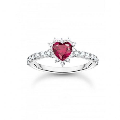 Thomas Sabo TR2484-013-10-52 Herzring romance silber Damen
