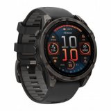 Garmin 010-02904-21 Mens Watch fenix 8 AMOLED Sapphire crystal silicone strap 47mm 10ATM