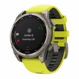 Garmin 010-02906-21 Mens Watch fenix 8 Solar Sapphire crystal silicone strap 47mm 10ATM