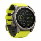 Garmin 010-02907-21 Mens Watch fenix 8 Solar Sapphire crystal silicone strap 51mm 10ATM