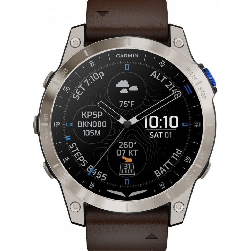 Garmin 010-02582-55 Mens Watch D2 Mach 1 Pro AMOLED 47mm 10ATM