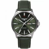 Bauhaus 2866-4 Mens Watch Aviation Automatic Titanium 42mm 10ATM