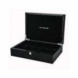 Paul Design 20007 Gentlemen Watch Box [10 Black Shadow