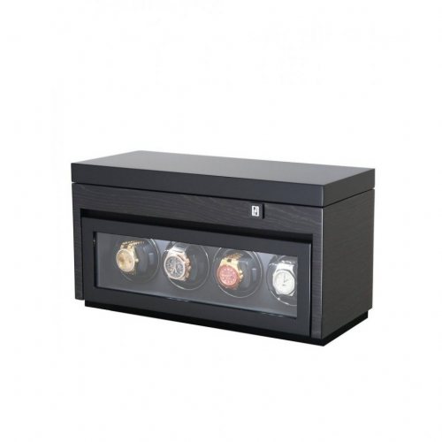Paul Design Watch Winder Gentlemen 4+6 Black Apricot 20055