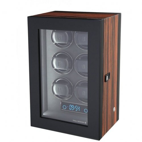 Paul Design Watch Winder Gentlemen 6 Macassar 20118