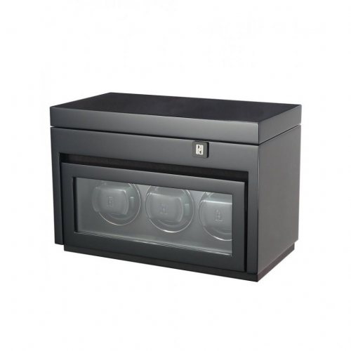 Paul Design Watch Winder Gentlemen 3+5 Black Highgloss 20098