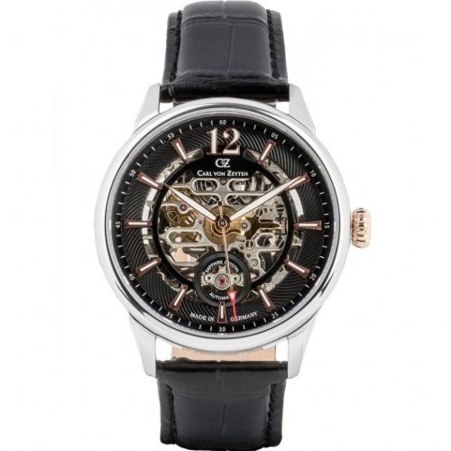 Carl von Zeyten CVZ0080BKRS Herrenuhr Schramberg Automatik Limited Edition 43mm 5ATM 